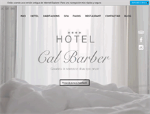 Tablet Screenshot of calbarber.com